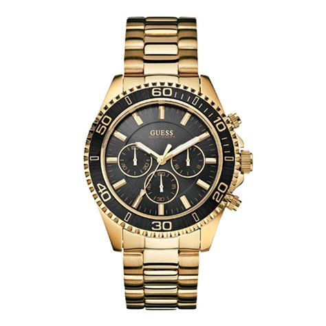 GUESS® Horloge met datum staal Heren.